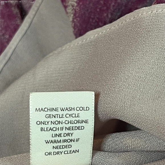 J. Jill Medium Purple Silk Pullover Short Sleeve Blouse - Picture 7 of 9